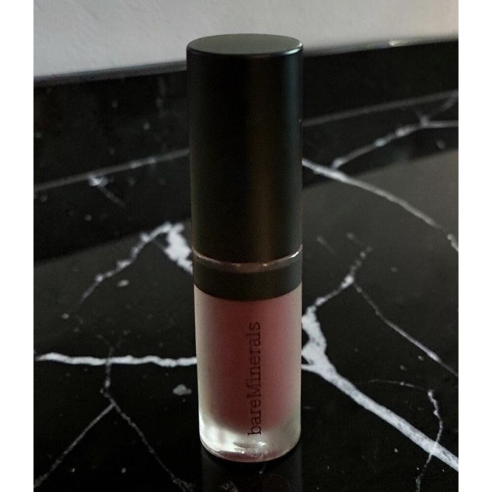 BAREMINERALS GEN NUDE Matte Liquid Lipcolor SO FINE ~ Travel Size/2 ml ~ NWOB